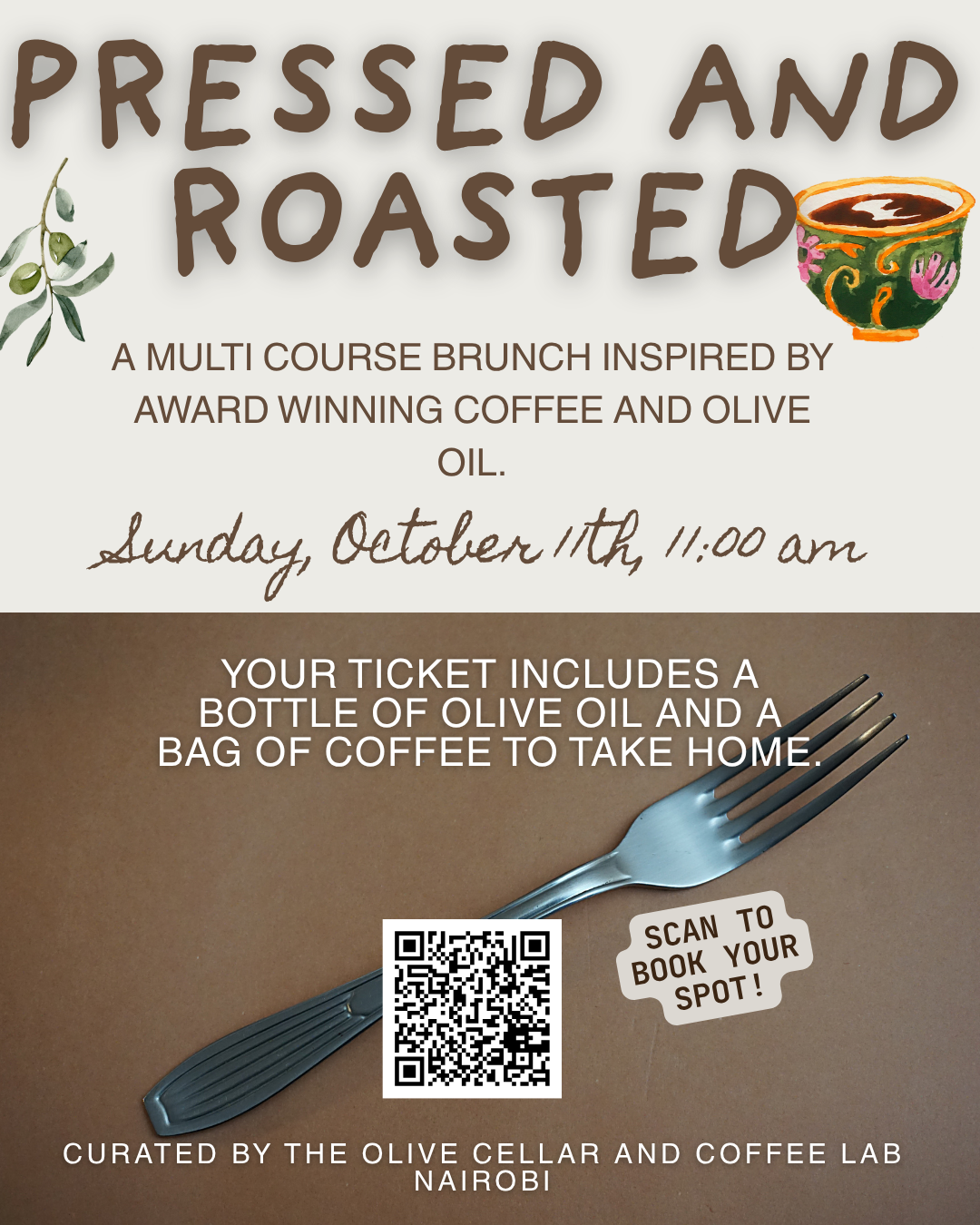 Pressed and Roasted:  Multi Course Brunch