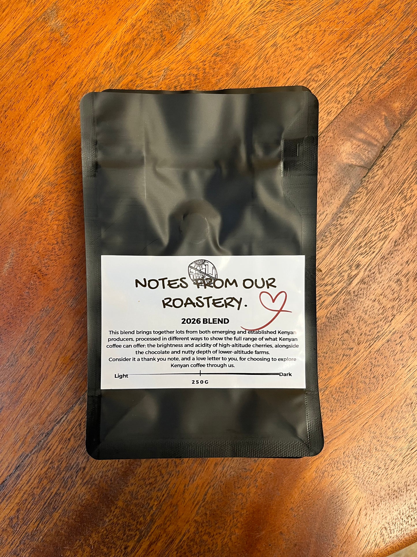 Notes From Our Roastery - 2026 Blend.